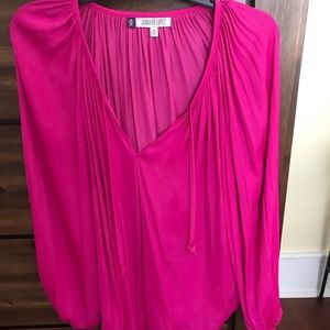 Long sleeved blouse.